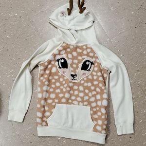 Justice deer hoodie